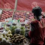 Fruit Seller - Log, Colour and B&W
