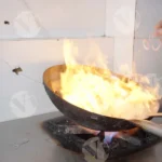 Chef Frying Onions - Log, Colour and B&W