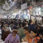 A Market in Delhi - Log, Colour and B&W