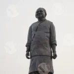 Kalyan Singh Statue Front Angle - Log, Colour and B&W