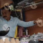 Fast Food Serving Rice Cart - Log, Colour and B&W