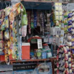 Pan and Cigarettes Shop - Log, Colour and B&W