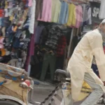 Muslim Rickshaw Rider - Log, Colour and B&W