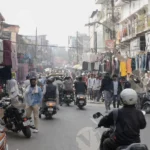 Crowd in a Local Market - Log, Colour and B&W