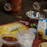 Wrapping Rumali Roti Roll - Log, Colour and B&W