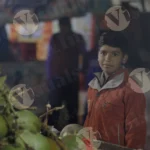Coconut Seller Boy - Log, Colour and B&W
