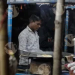 Omelette Seller - Log, Colour and B&W