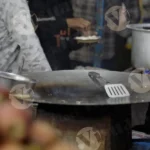 Paratha and Egg Food Cart - Log, Colour and B&W