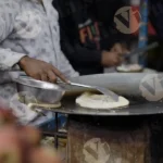 Paratha and Egg Food Cart - Log, Colour and B&W