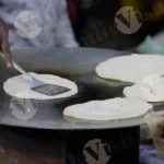 Paratha Getting Cooked - Log, Colour and B&W