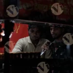 Food Stall - Log, Colour and B&W