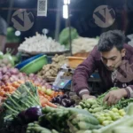 Vegetable Sellers - Log, Colour and B&W