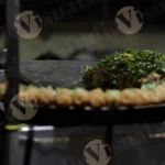 Kabab on Indian Pan - Log, Colour and B&W