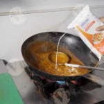 Cream in Dal Makhani - Log, Colour and B&W