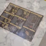 Menu of a Restaurant - Log, Colour and B&W