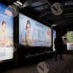 Delhi Bus Stand - Log, Colour and B&W