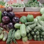 Vegetable Market - Log, Colour and B&W