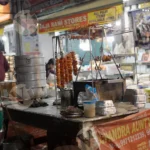 Local Momos Seller - Log, Colour and B&W