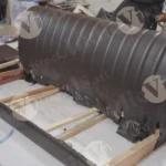 Half made sofa - Log, colour and B&W