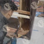 Nailing the sofa continues - Log, colour and B&W