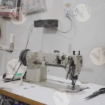 Long-arm industrial sewing machine - Log, colour and B&W