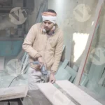 Drilling Holes in Plywood with a Drill Machine - Log, colour and B&W