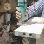 Shaping a Wood with router - Log, colour and B&W