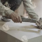 Hammer a Nail into Wood Box - Log, Colour and B&W