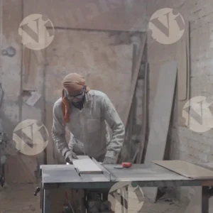 Measure and Cut Wood - Log, Colour and B&W