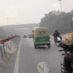 Delhi Flyover - Log, Colour and B&W