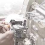 Putting Thread in Sewing Machine - Log, colour and B&W