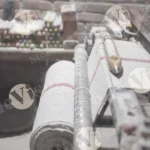 A Handloom, a Device used for Weaving Fabric - Log, colour and B&W