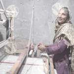 Women working in mop making factory - Log, colour and B&W
