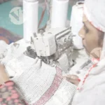 Women sewing of mop (pocha) - Log, colour and B&W
