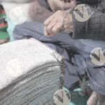 Packing mop (pocha) Log, colour and B&W