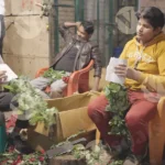 Workers are sorting and packing roses - Log, colour and B&W