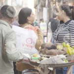 Man selling starfruit (Carambola)  - Log, colour and B&W