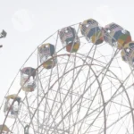 Ferris wheel - Log, colour and B&W