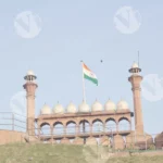 Red fort close shot - Log, colour and B&W