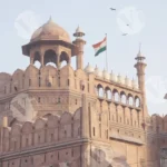 Red fort (Delhi) - Log, colour and B&W