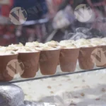 Falooda and Rabri in Kulhads - Log, colour and B&W