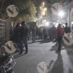 Crowded Street Old Delhi - Log, colour and B&W