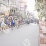 Chandini chowk street - Log, colour and B&W