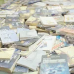 Collection of books daryaganj book market - Log, colour and B&W