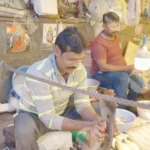 Fish market - Log, colour and B&W