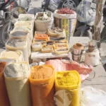 Spices shop - Log, colour and B&W