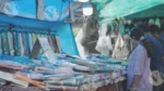 A Street Market Cloths Stall for sale - Log, colour and B&W