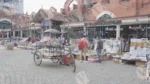 A Bustling Marketplace with a Wide Variety of Goods - Log, colour and B&W