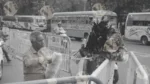 A Man using a feathers Duster to Clean - Log, colour and B&W - Image 2