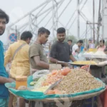 Selling Street food - Log, colour and B&W